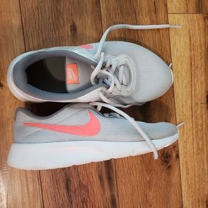 Light Gray and Pink Nike